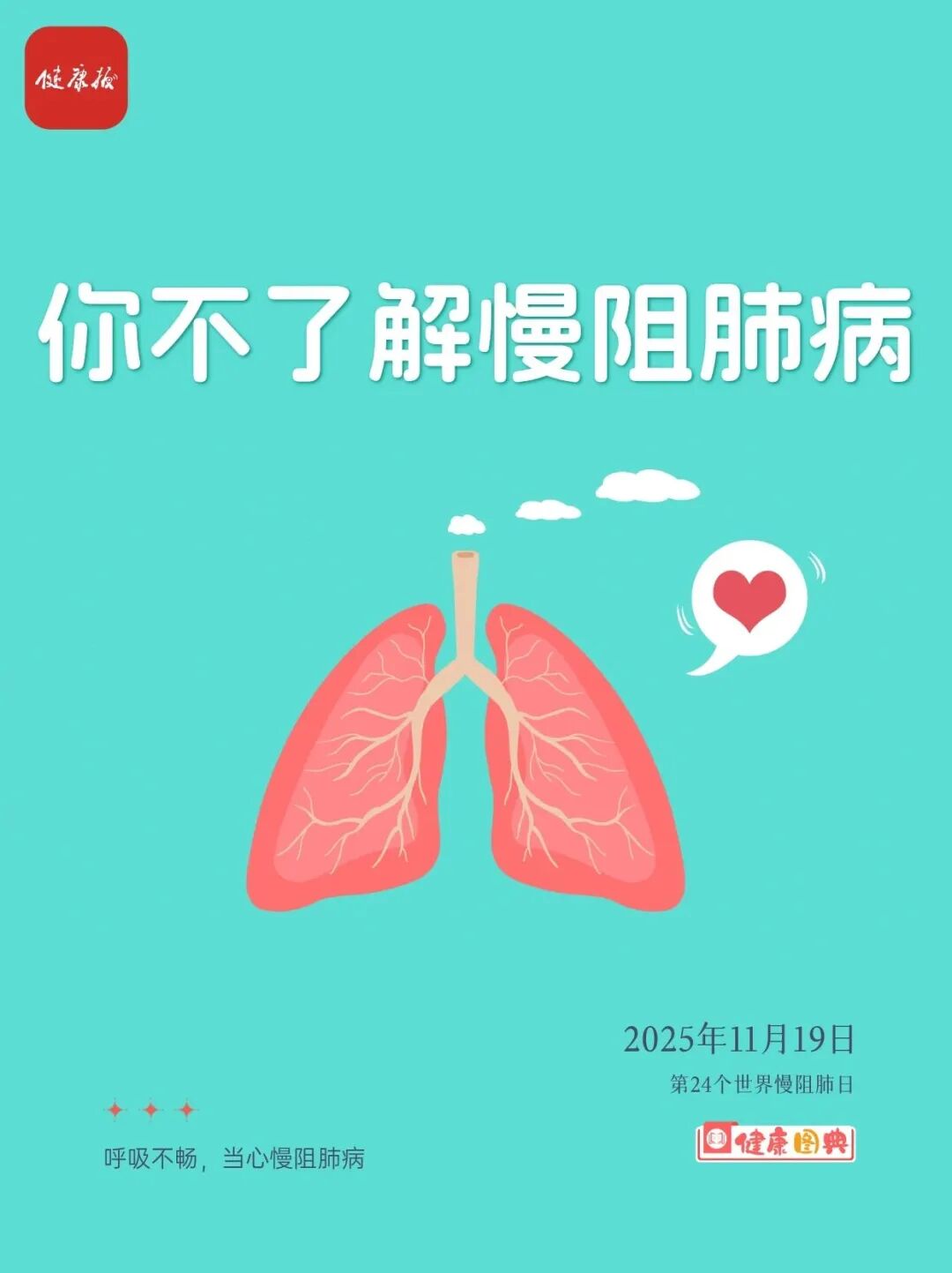 【世界慢阻肺日】呼吸不畅，当心慢阻肺病